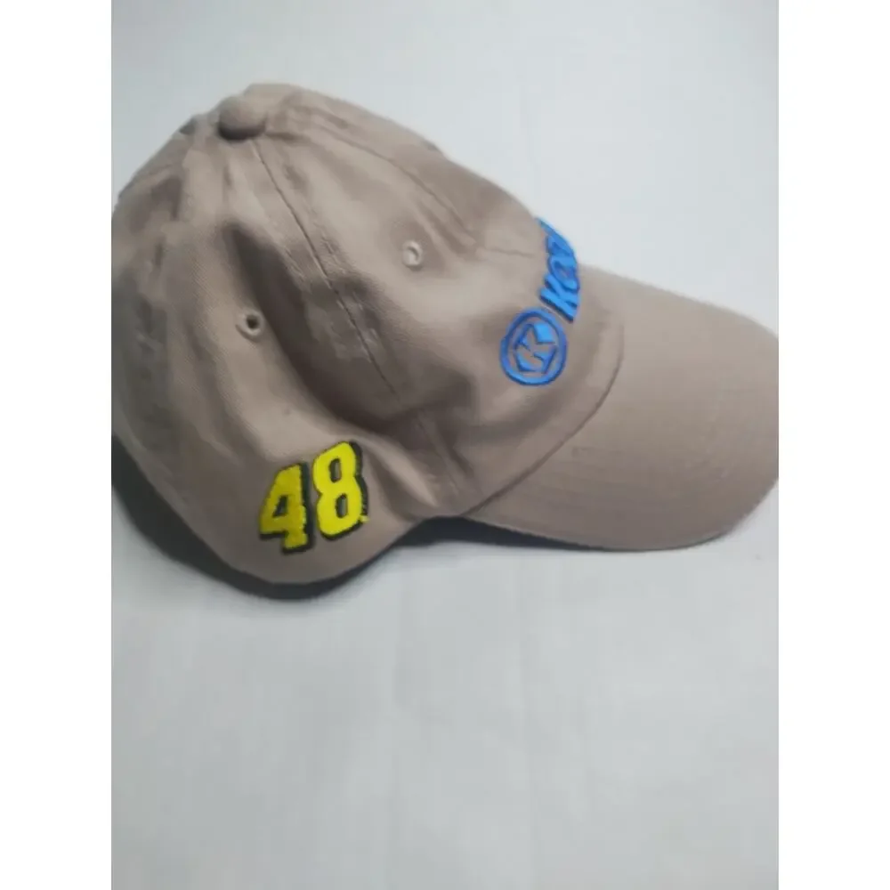 Kobalt Lowe's Racing Team #48 Jimmie Johnson NASCAR Adjustable Hat Cap Khaki
